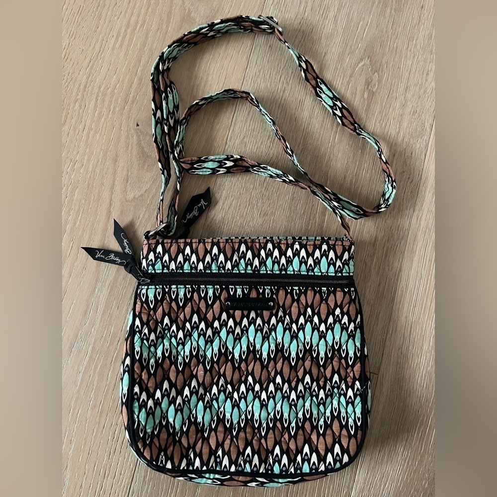 NWOT Vera Bradley Sierra Stream Zip Hipster Crossbody Shoulder Bag Purse *G15